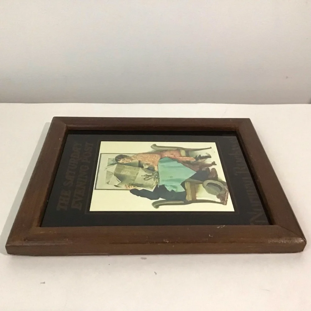 Norman Rockwell vintage framed